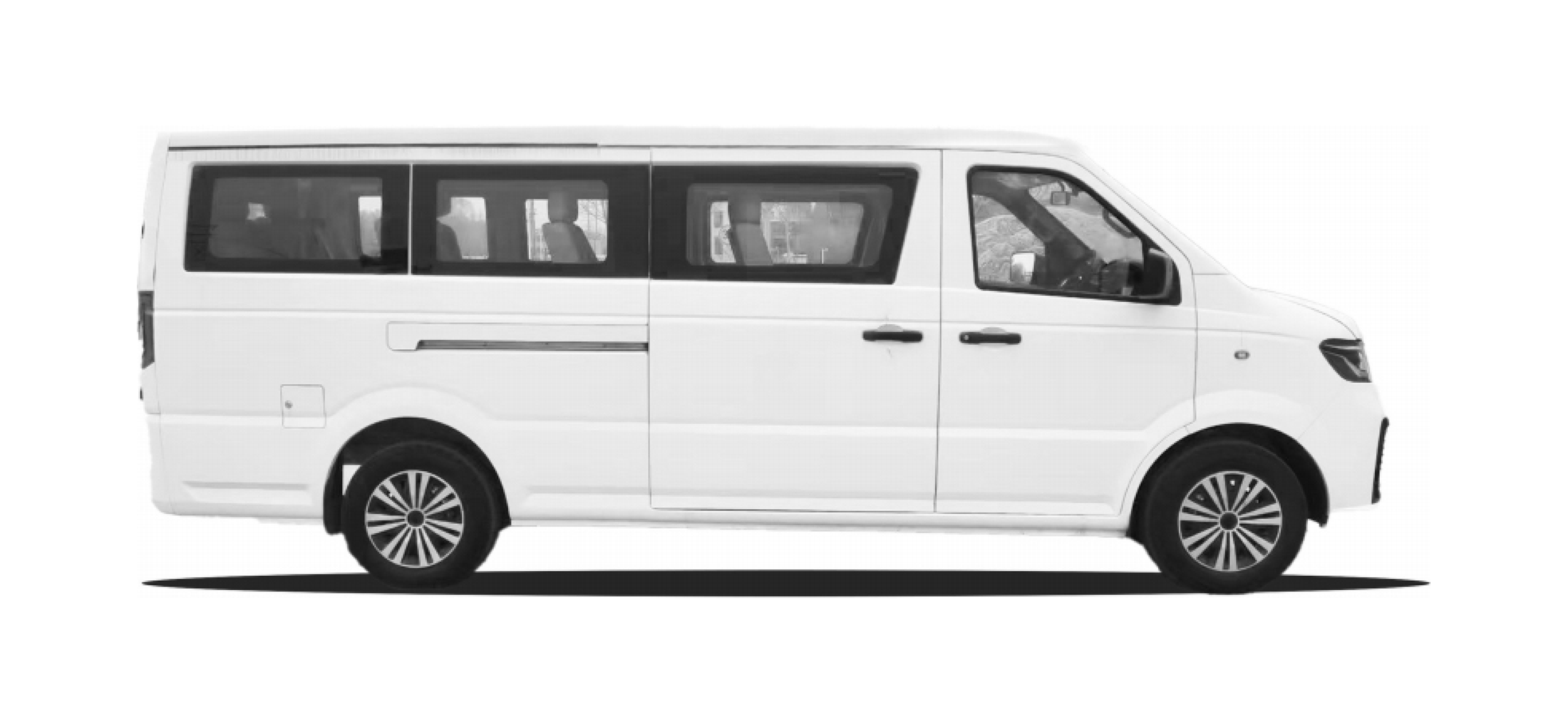 The KF5039EV drawn in full profile from the opposite side, nose to the right