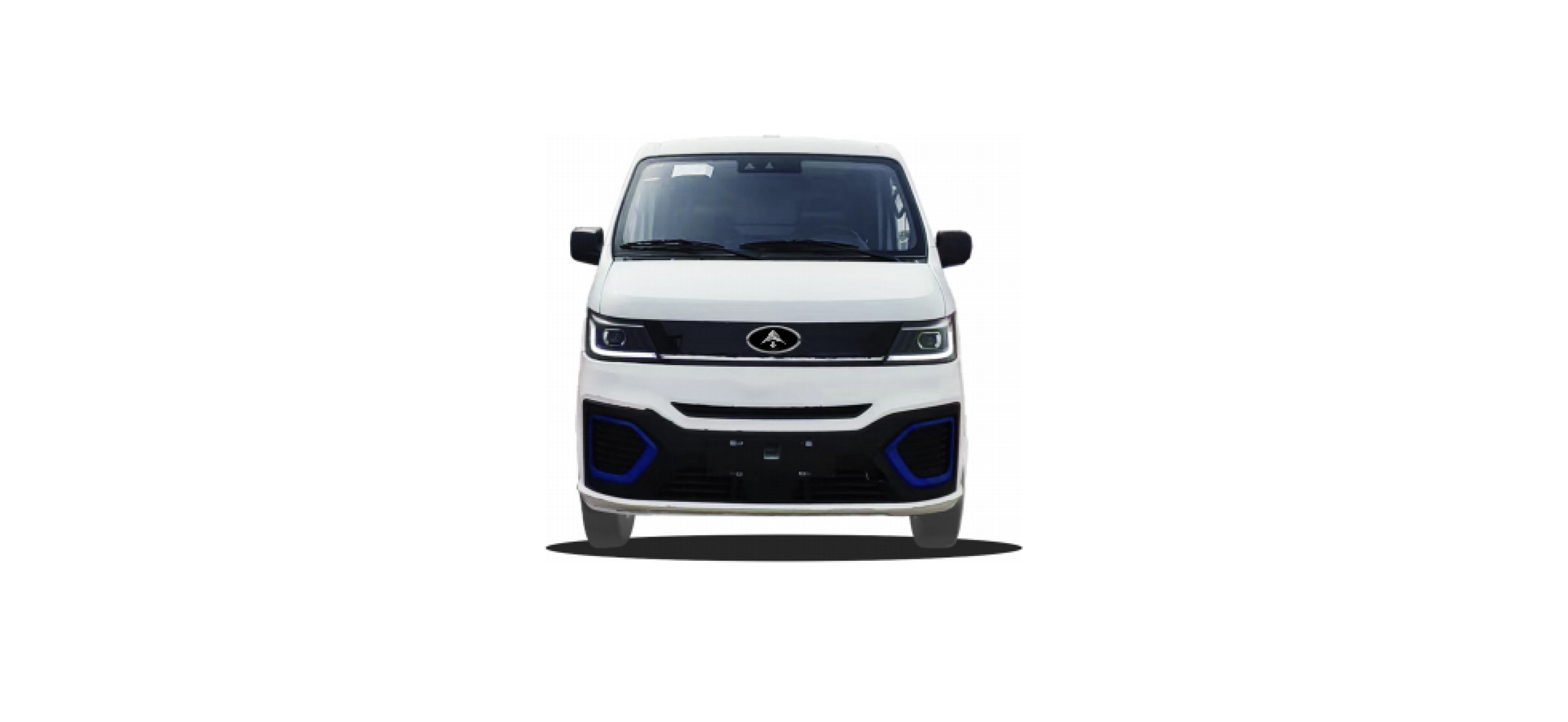 A manufacturer's front elevation of the Kaifeng KF5039EV van